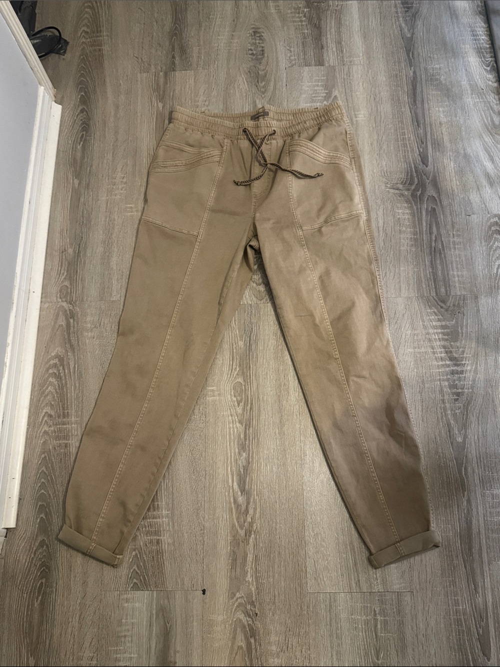 Maurices Men's Khaki Drawstring Joggers